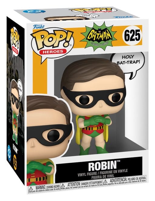 Batman 66 POP! Vinyl Figur Robin 9 cm - Versand: 7 Tage nach Bestellung