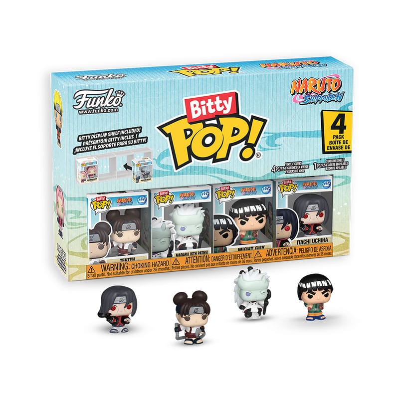 Naruto Shippuden Bitty POP! Vinyl Figuren 4er-Pack Battles 2,5 cm - Preorder - ETA: 25.01.2026