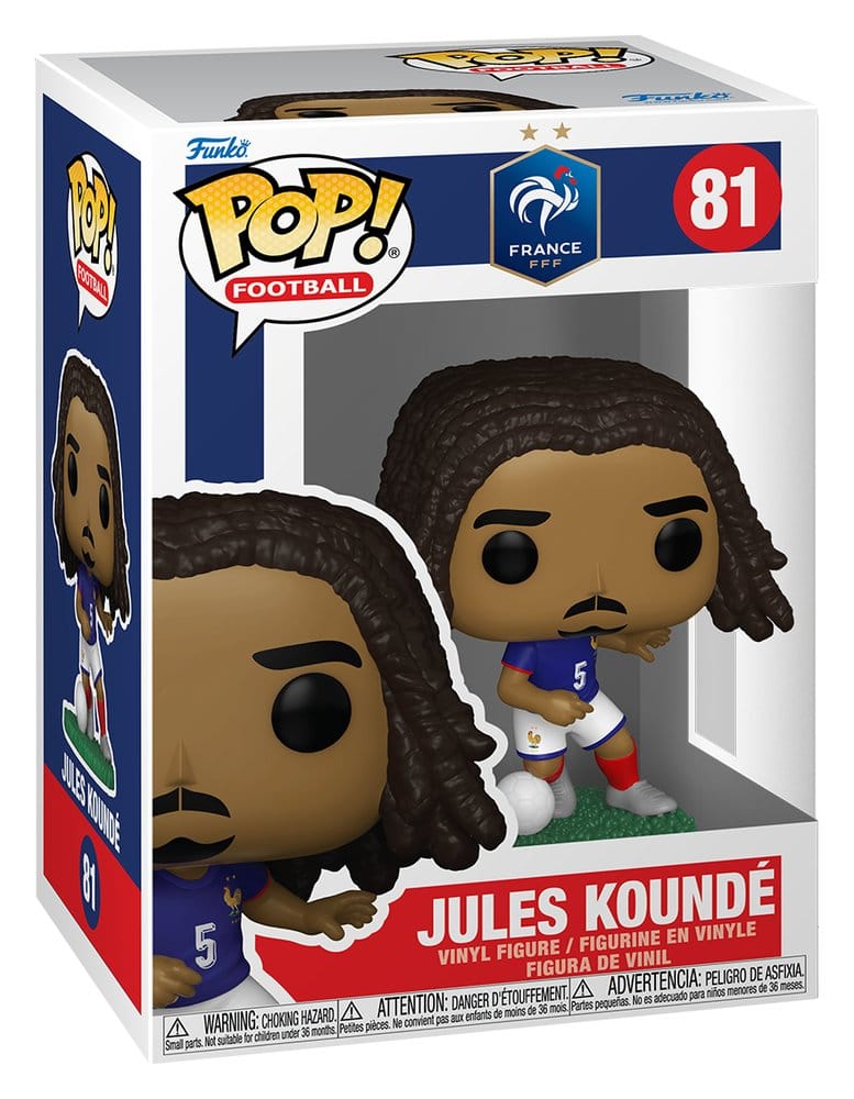 EFL POP! Football Vinyl Figur France- Jules Kounde 9 cm - Versand: 7 Tage nach Bestellung