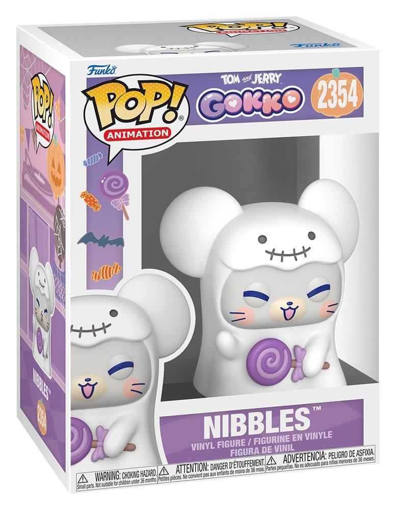 Tom & Jerry Gokko POP! Animation Vinyl Figur Nibbles 9 cm - Versand: 7 Tage nach Bestellung