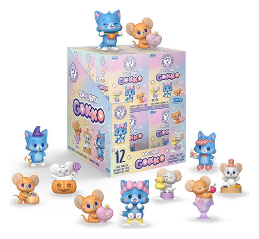 Tom & Jerry Gokko Mystery Minis Minifiguren 5 cm Display (12) - Preorder - ETA: 25.07.2026