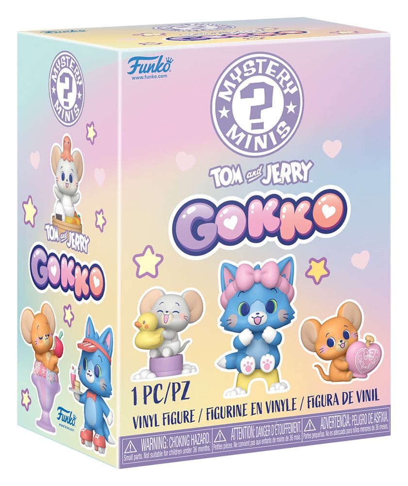 Tom & Jerry Gokko Mystery Minis Minifiguren 5 cm Display (12) - Versand: 7 Tage nach Bestellung