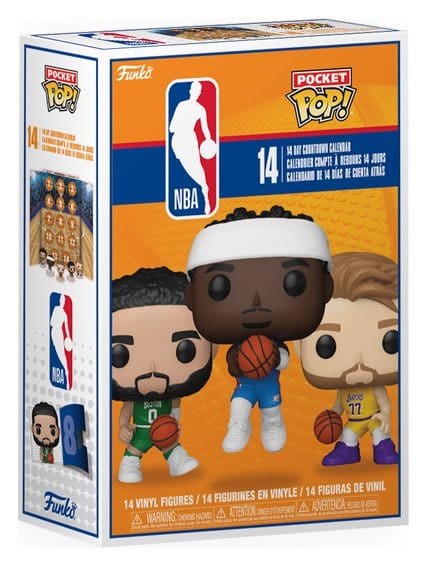 NBA Pocket POP! 14-Tage Countdown-Adventskalender - Preorder - ETA: 06.09.2026