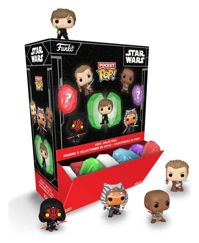 Star Wars Mystery Pocket POP! Vinyl Figuren Kyber Crystals 4 cm Display (12) - Preorder - ETA: 17.09.2026