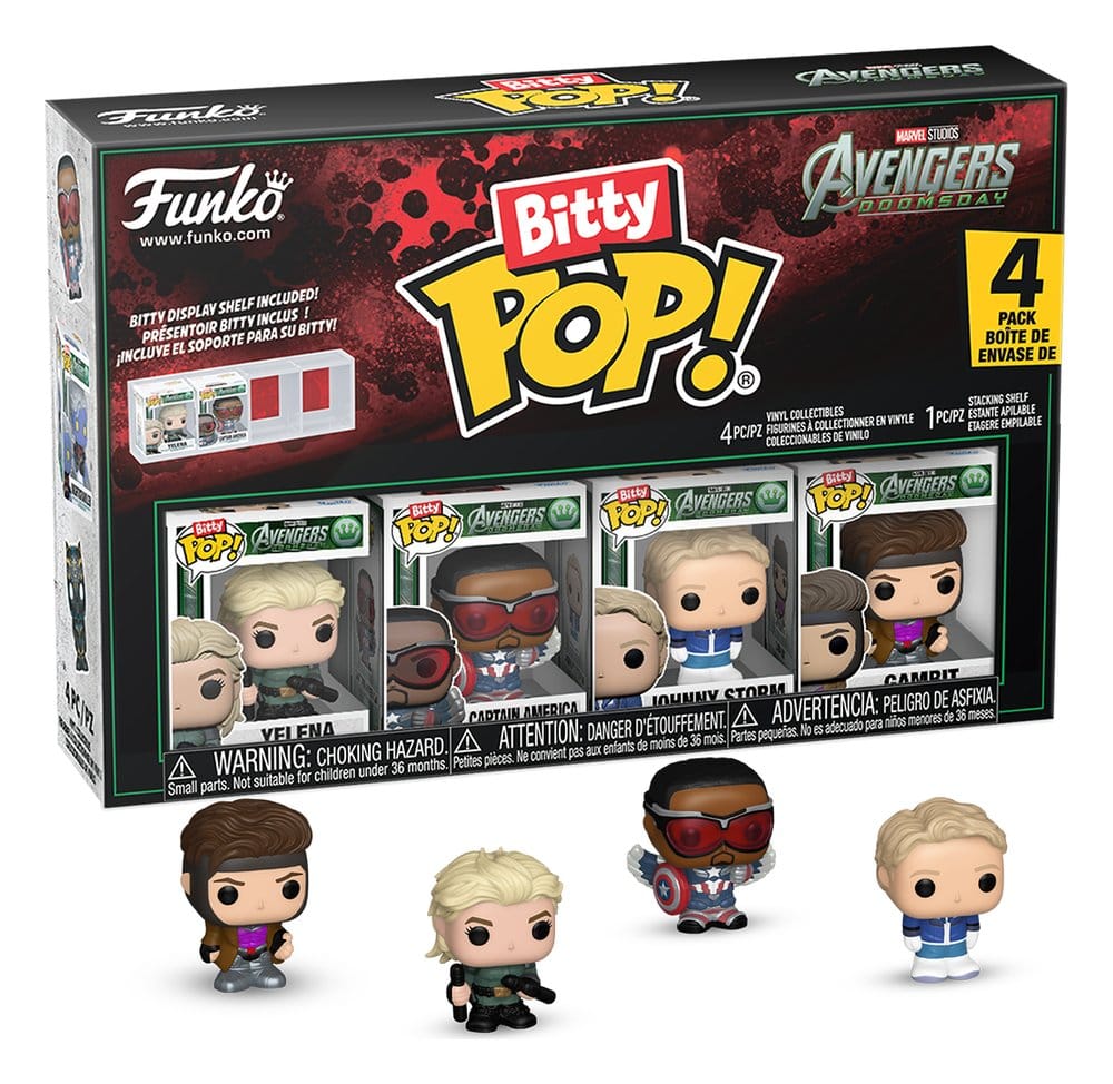 Avengers: Doomsday Bitty POP! Vinyl Figuren 4er-Pack Series 1 2,5 cm - Versand: 7 Tage nach Bestellung