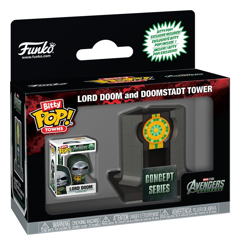 AVD Bitty POP! Town Lord Doom and Doomstadt Tower  - Preorder - ETA: 25.11.2026