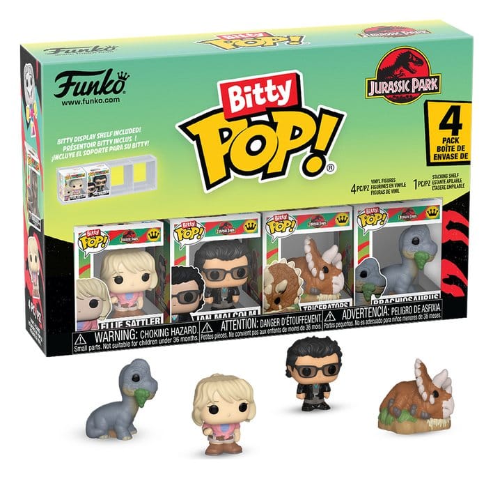Jurassic Park Bitty POP! Vinyl Figuren 4er-Pack Triceratops 2,5 cm - Preorder - ETA: 25.07.2026