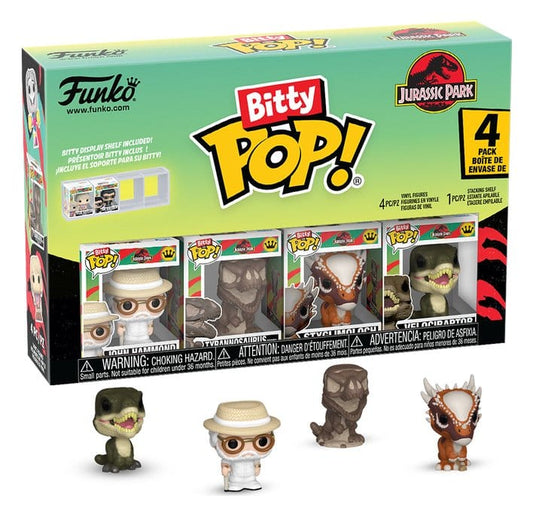 Jurassic Park Bitty POP! Vinyl Figuren 4er-Pack Series 2 2,5 cm - Preorder - ETA: 25.07.2026