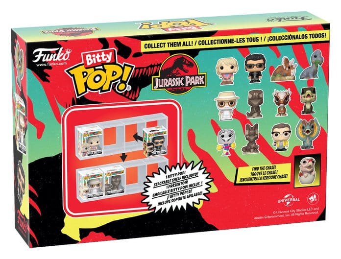 Jurassic Park Bitty POP! Vinyl Figuren 4er-Pack Series 2 2,5 cm - Preorder - ETA: 25.07.2026