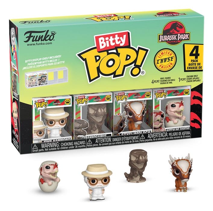 Jurassic Park Bitty POP! Vinyl Figuren 4er-Pack Series 2 2,5 cm - Preorder - ETA: 25.07.2026