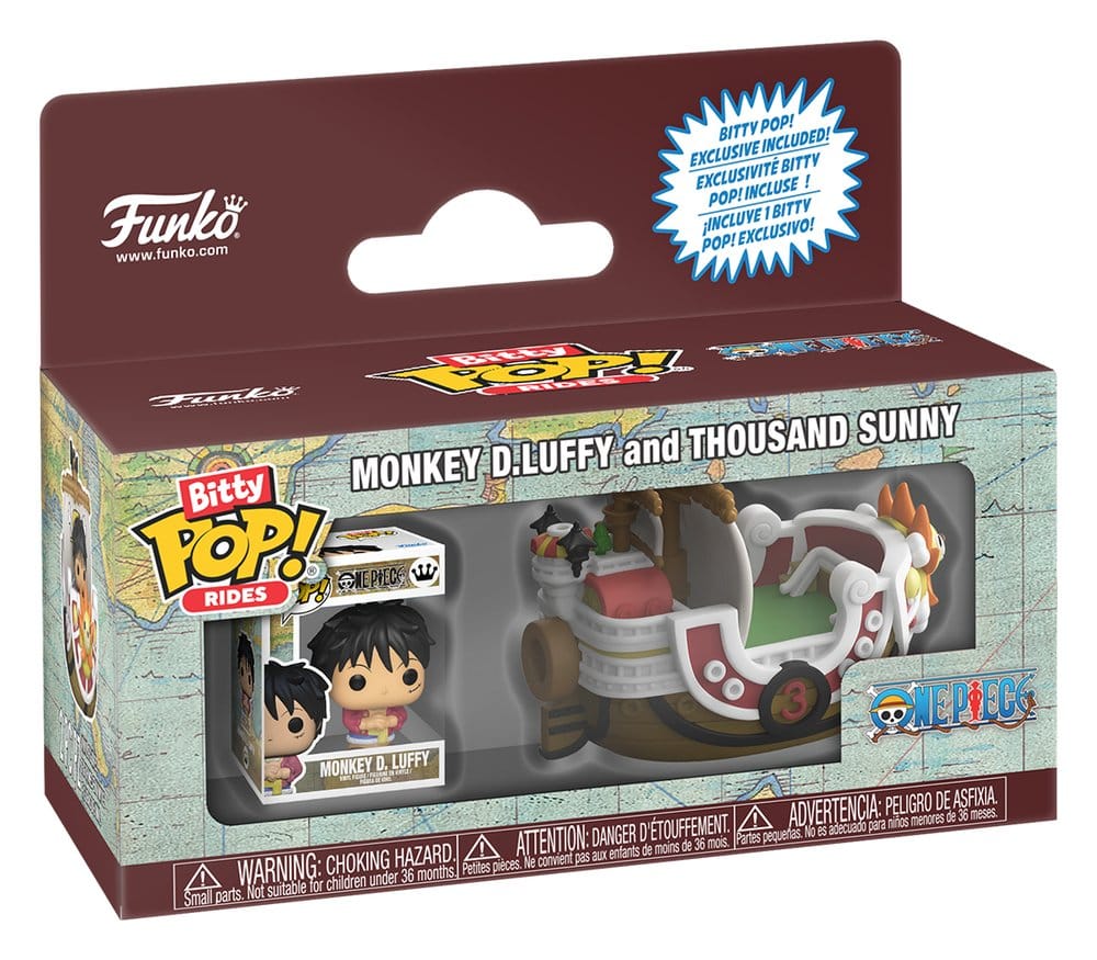 One Piece Bitty POP! Ride Vinyl Figur Thousand Sunny w/Luffy 2,5 cm  - Preorder - ETA: 02.07.2026
