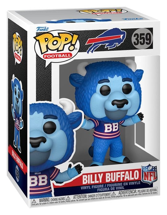 NFL POP! Vinyl Figur Mascots: Bills- Billy Buffalo 9 cm - Preorder - ETA: 25.12.2026