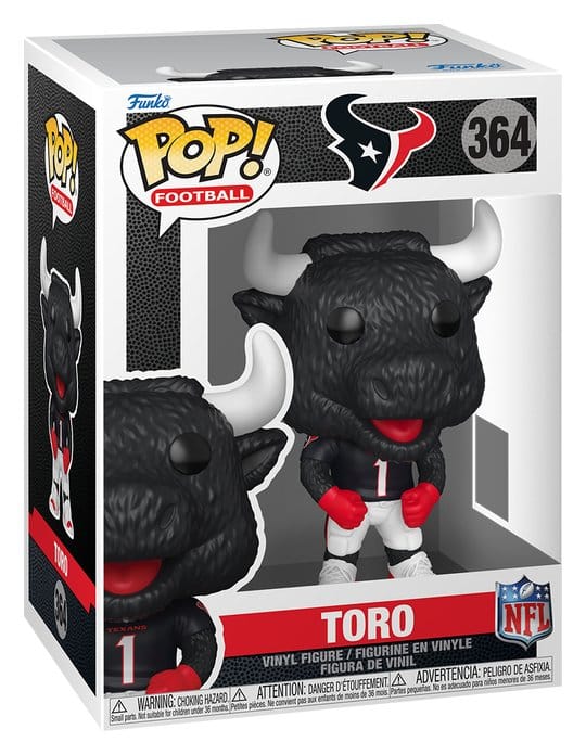NFL POP! Vinyl Figur Mascots: Texans- Toro 9 cm - Preorder - ETA: 25.12.2026
