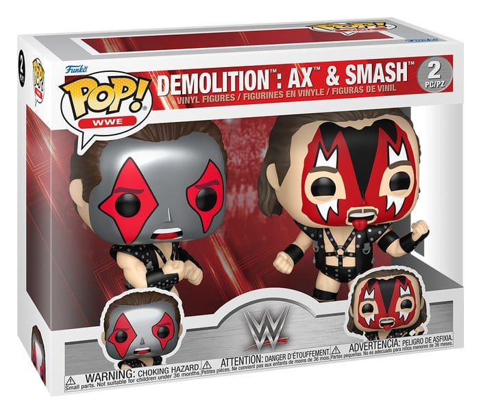WWE POP! Vinyl Figuren 2er-Pack Ax & Smash 9 cm - Preorder - ETA: 06.07.2026