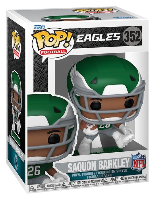 NFL POP! Vinyl Figur : Eagles- Saquon Barkley 9 cm - Preorder - ETA: 25.10.2026
