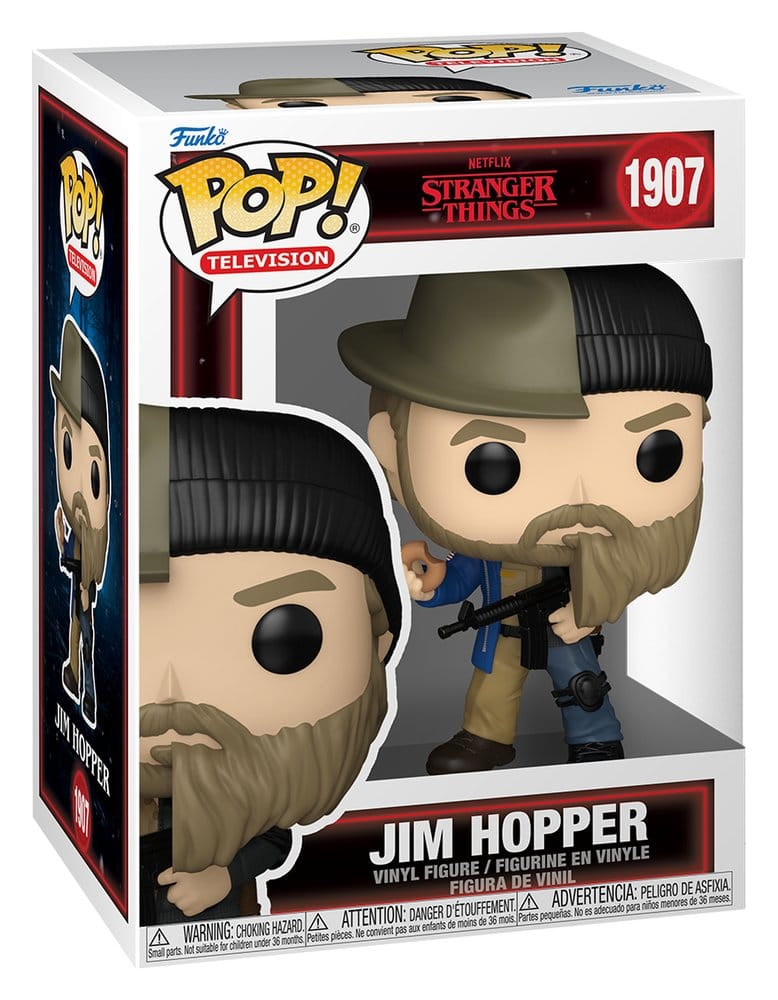 Stranger Things POP! TV Vinyl Figuren Jim Hopper SPLT 9 cm  - Preorder - ETA: 15.12.2026