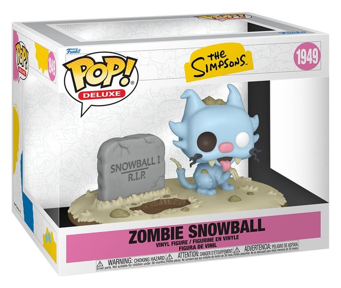 Die Simpsons POP! Deluxe Vinyl Figur Zombie Snowball 9 cm - Preorder - ETA: 01.10.2026