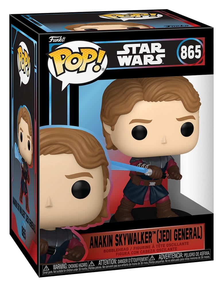 Star Wars POP! Vinyl Wackelkopf-Figur Anakin Skywalker (Jedi General) 11 cm - Preorder - ETA: 25.09.2026