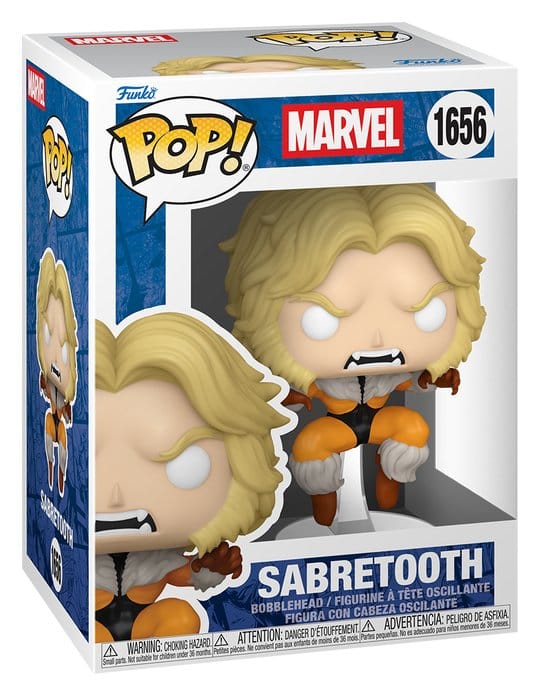 Marvel Weapon X Program POP! Vinyl Figur Sabertooth 9 cm - Preorder - ETA: 26.11.2026