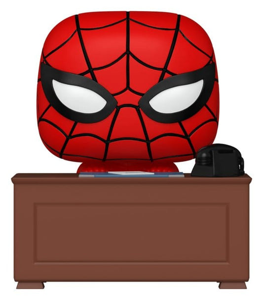 Marvel POP! Premium Vinyl Figur Meme- Spider-Man w/Desk 9 cm - Preorder - ETA: 26.11.2026