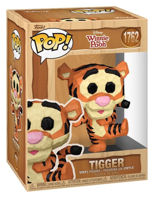 Winnie the Pooh POP! Animation Vinyl Figur Tigger (Whittled) 9 cm - Preorder - ETA: 22.12.2026