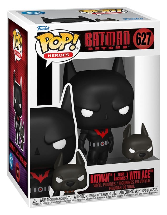 Batman Beyond: Return of the Joker POP! Heroes Vinyl Figur Batman w/Ace 9 cm  - Preorder - ETA: 06.07.2026