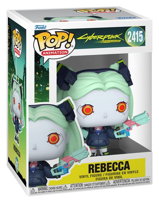 Cyberpunk Edgerunners Animation POP! Vinyl Figur Rebecca 9 cm - Versand: 7 Tage nach Bestellung