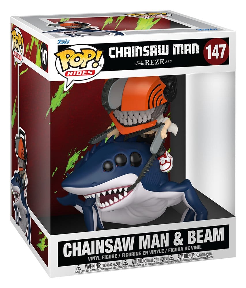Chainsaw Man POP! Rides Deluxe Vinyl Figur CSM & Beam 15 cm - Preorder - ETA: 24.06.2026