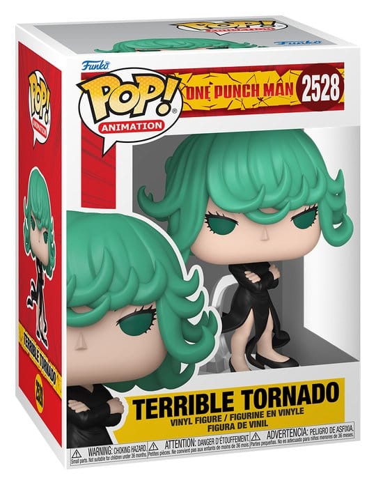 One Punch Man POP! Animation Vinyl Figur Terrible Tornado 9 cm - Preorder - ETA: 25.01.2027