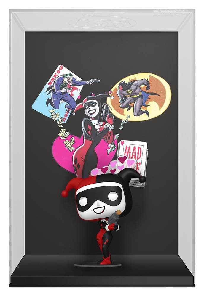 DC Comics POP! Comic Covers Vinyl Figur Harley Quinn 9 cm - Preorder - ETA: 14.08.2026