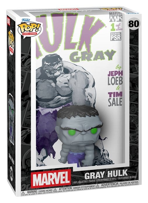 Marvel POP! Comic Covers Vinyl Figur Gray Hulk 9 cm - Preorder - ETA: 25.08.2026