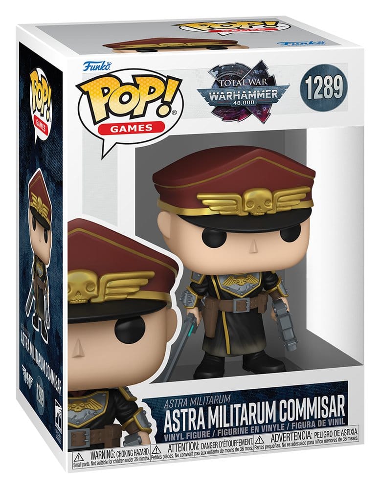 Warhammer 40,000 POP! Games Vinyl Figur Astra Militarum Commisar 9 cm - Preorder - ETA: 02.07.2026