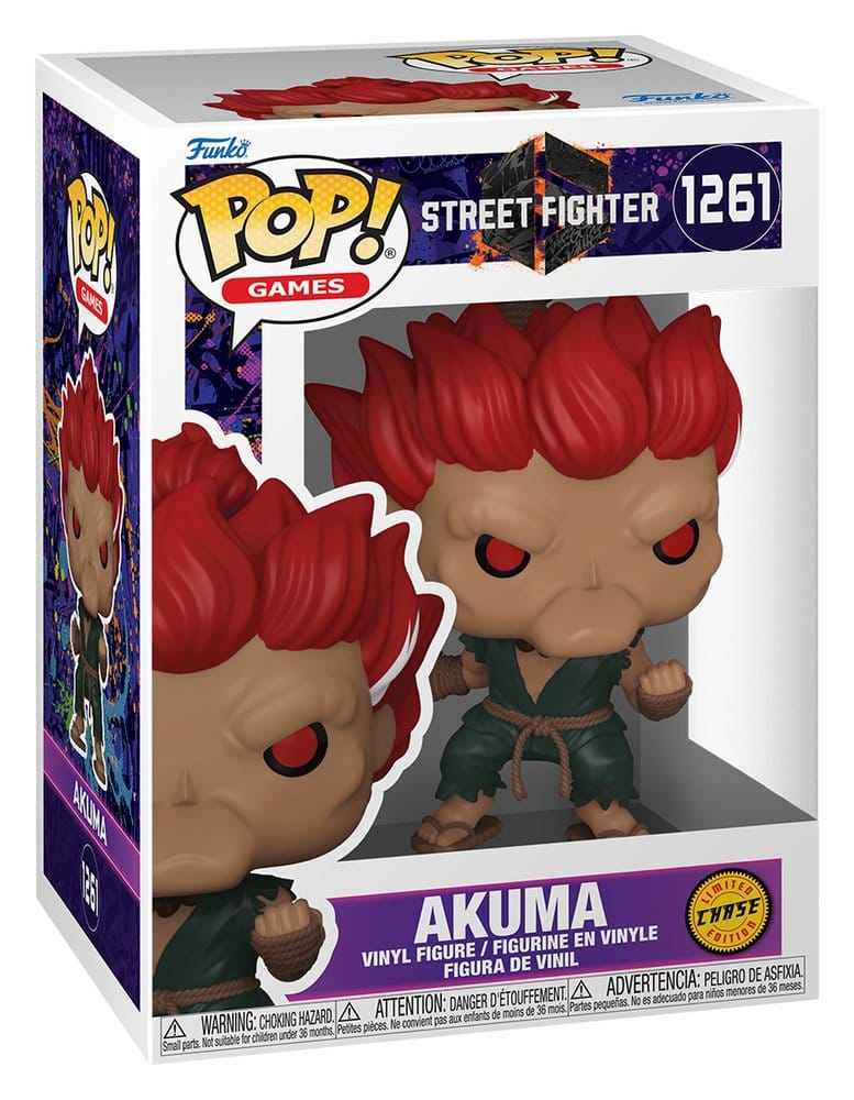 Street Fighter 6 POP! Animation Vinyl Figuren Akuma with Chase 9 cm Sortiment (6) - Preorder - ETA: 25.08.2026