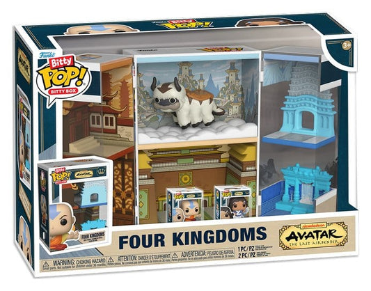Avatar Der Herr der Elemente Bitty POP! Bitty Box Display mit 2 Vinyl Figuren Kingdoms - Preorder - ETA: 02.10.2026