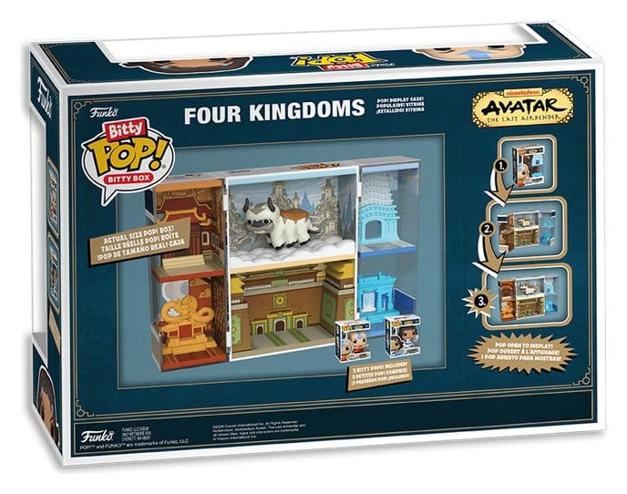 Avatar Der Herr der Elemente Bitty POP! Bitty Box Display mit 2 Vinyl Figuren Kingdoms - Preorder - ETA: 02.10.2026