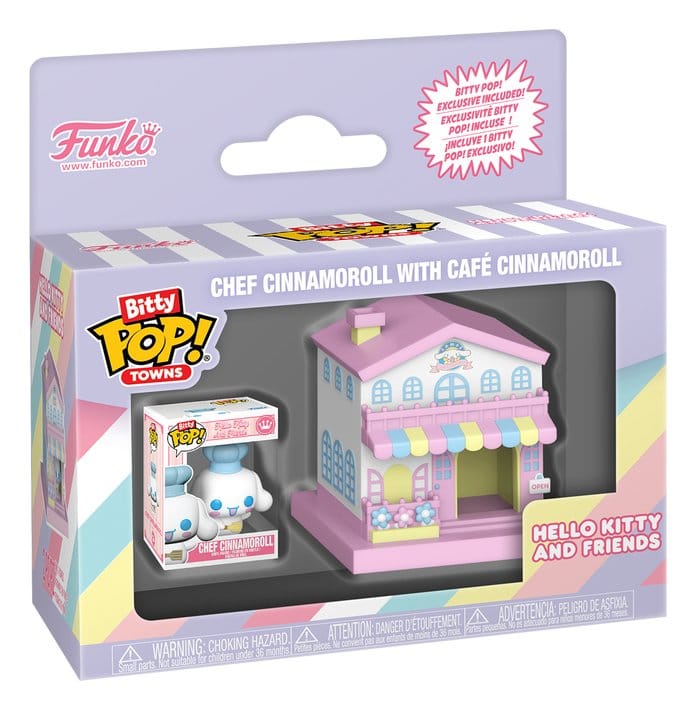 Sanrio Bitty POP! Town Vinyl Figur Cafe Cinnamoroll w/C - Versand: 7 Tage nach Bestellung