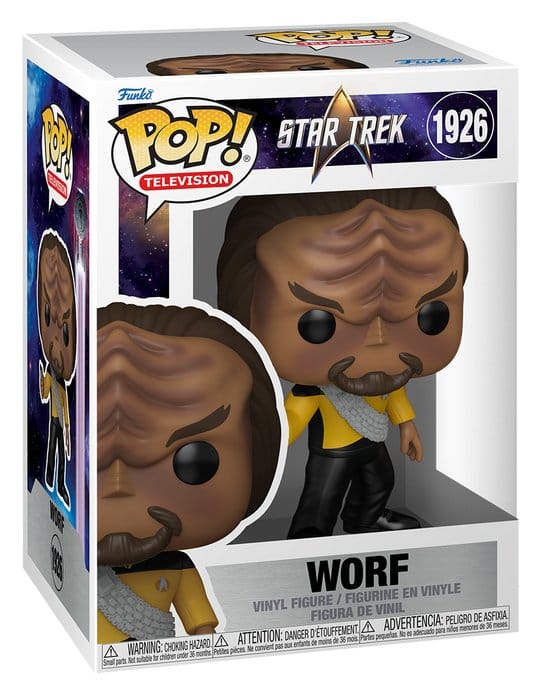 Star Trek TNG POP! Television Vinyl Figur Worf 9 cm - Preorder - ETA: 29.07.2026