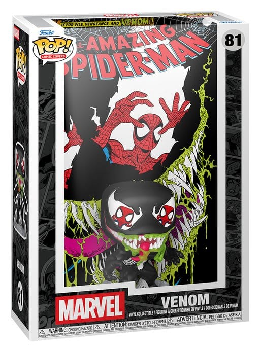 Marvel POP! Comic Covers Vinyl Figur Amazing Spider-Man #346 (Venom) 9 cm - Preorder - ETA: 19.11.2026