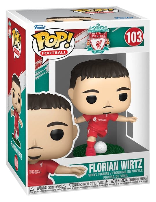 FC Liverpool POP! Football Vinyl Figur Florian Wirtz 9 cm - Preorder - ETA: 25.09.2026