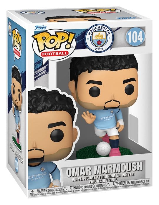 Manchester City POP! Football Vinyl Figur Omar Marmoush 9 cm - Preorder - ETA: 25.10.2026