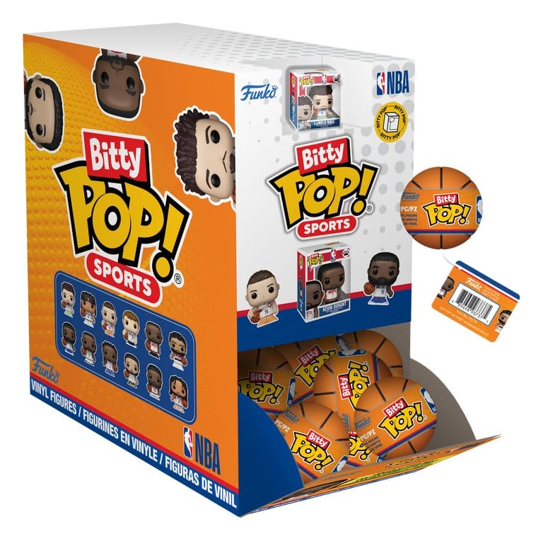 NBA Bitty POP! Single Vinyl Figuren Display (24) PDQ 2,5 cm - Preorder - ETA: 08.11.2026