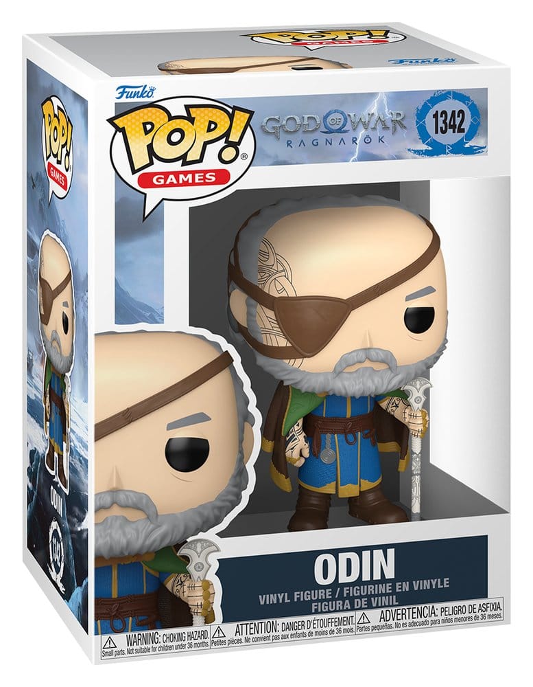 God of War Ragnarök POP! Games Vinyl Figur Odin 9 cm  - Preorder - ETA: 20.11.2026