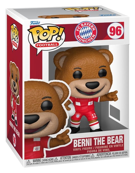 FC Bayern München POP! Football Vinyl Figur Berni der Bär 9 cm - Preorder - ETA: 09.07.2026