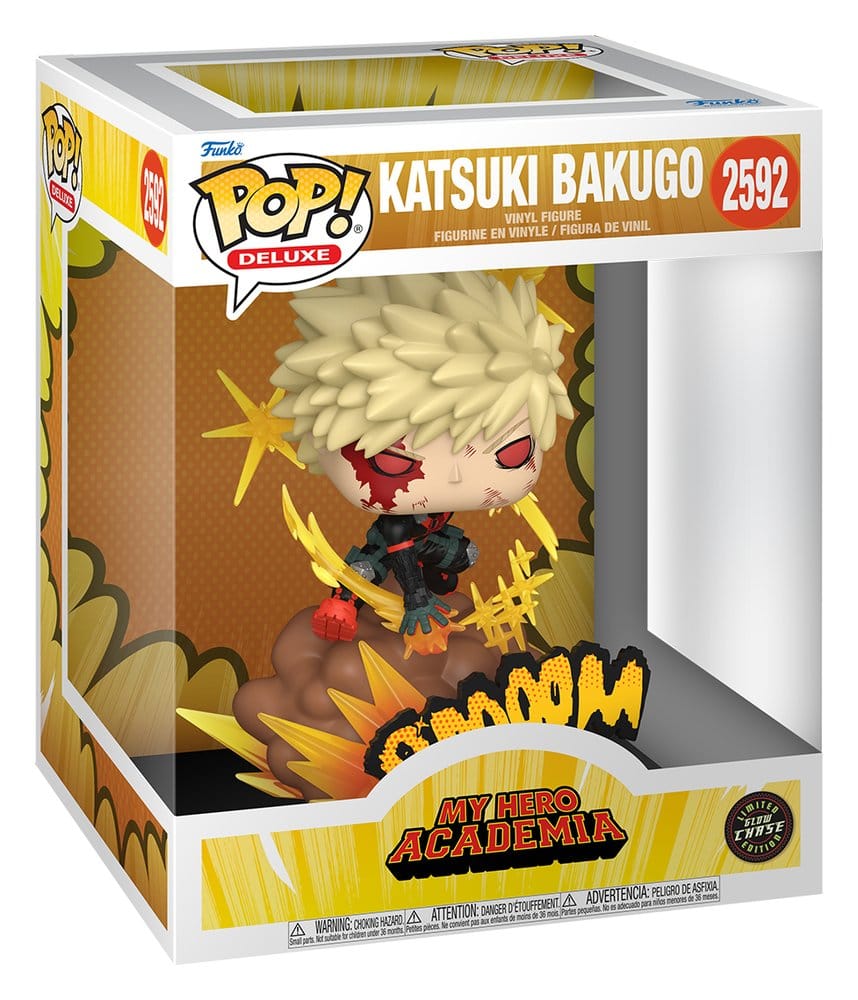 My Heo Academia POP! Deluxe Vinyl Figur Bakugo w/CH(GW) 9 cm - Preorder - ETA: 26.11.2026