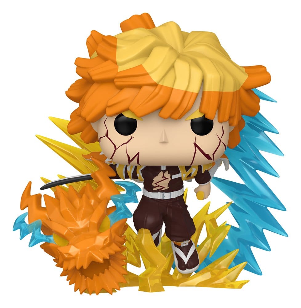 Demon Slayer: Kimetsu no Yaiba POP! Premium Vinyl Figur Zenitsu with Chase (Glow) 9 cm Sortiment (3)  - Preorder - ETA: 25.08.2026