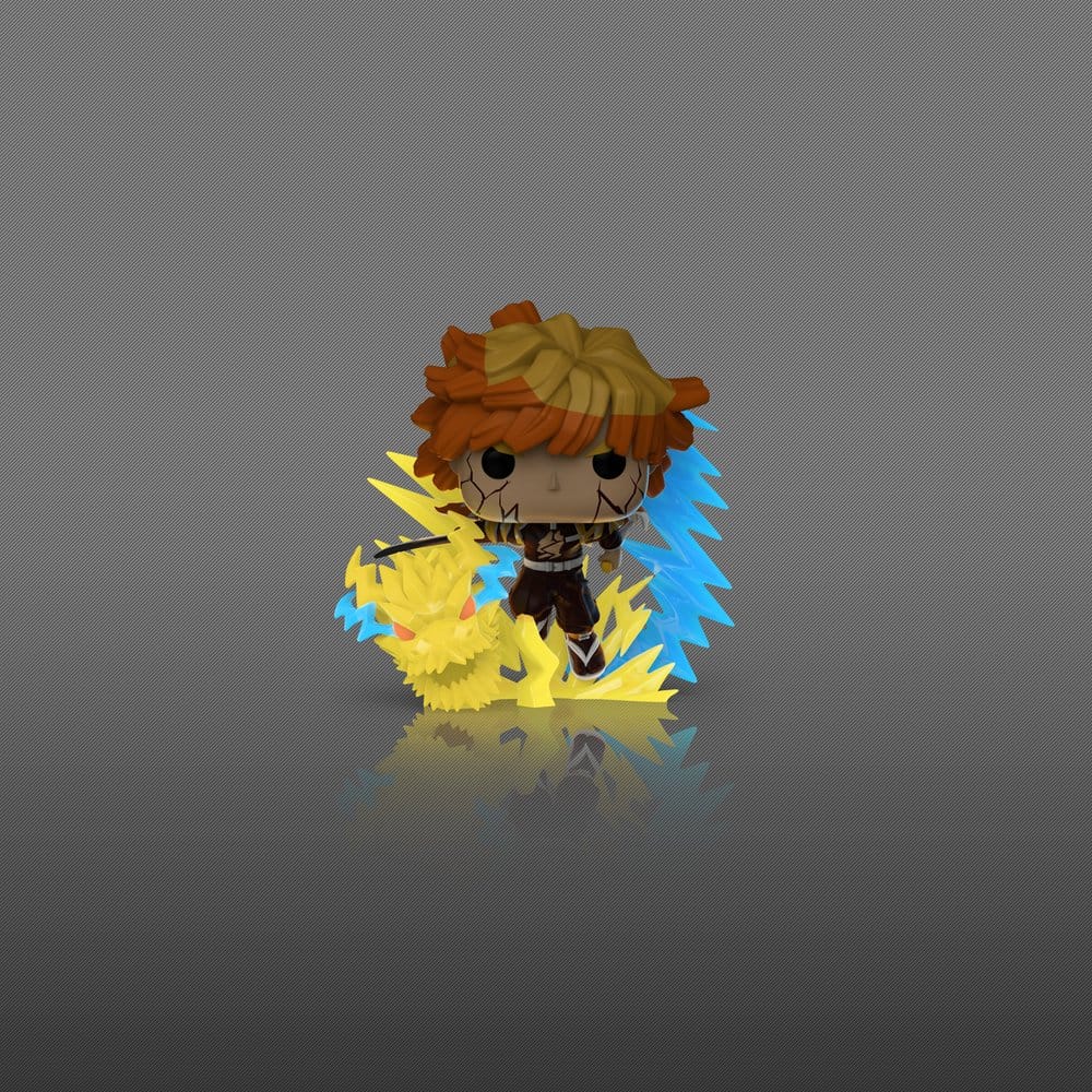 Demon Slayer: Kimetsu no Yaiba POP! Premium Vinyl Figur Zenitsu with Chase (Glow) 9 cm Sortiment (3)  - Preorder - ETA: 25.08.2026