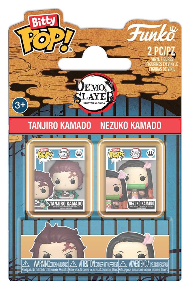 Demon Slayer: Kimetsu no Yaiba POP! Vinyl Figuren 2er-Pack Tanjiro & Nezuko 2 cm - Preorder - ETA: 26.08.2026