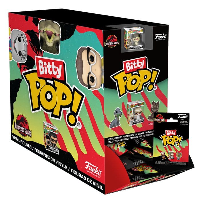 Jurassic Park Bitty POP! Vinyl Figuren 2 cm Display (32) - Preorder - ETA: 25.10.2026