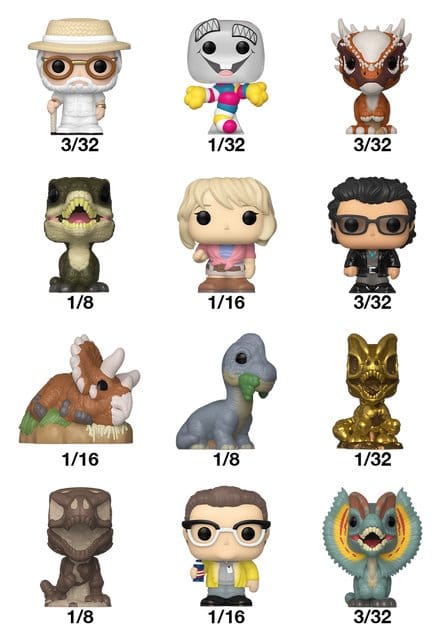 Jurassic Park Bitty POP! Vinyl Figuren 2 cm Display (32) - Preorder - ETA: 25.10.2026
