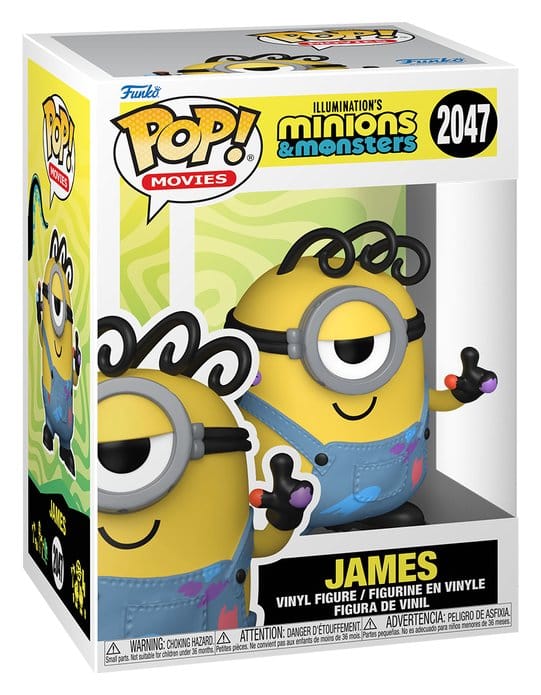 Minions 3 POP! Rocks Vinyl Figur James 9 cm - Versand: 7 Tage nach Bestellung